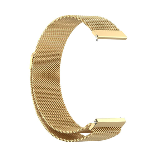 Bracelet milanais Garmin Vivoactive 4 (or)