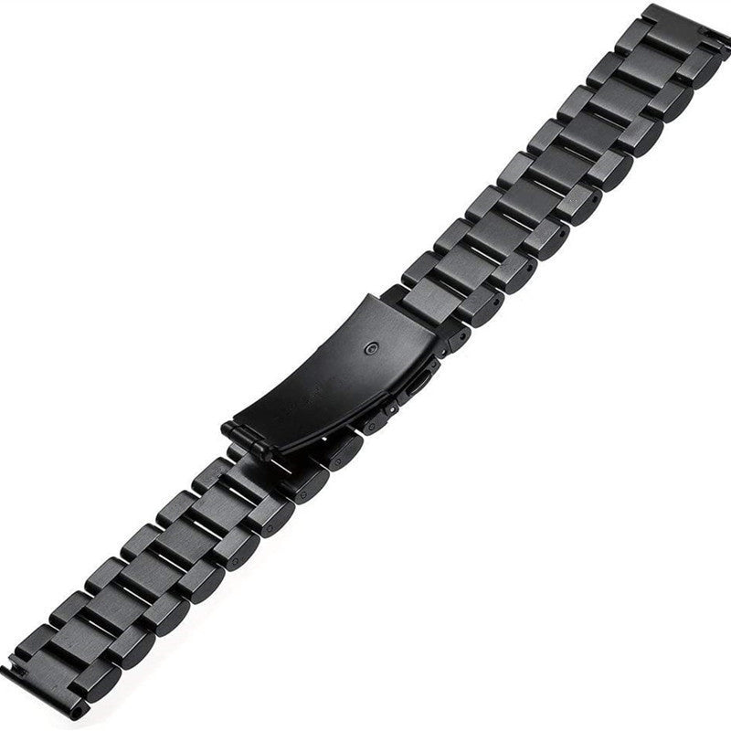 Correa reloj titanio 22mm -  universal (negro)