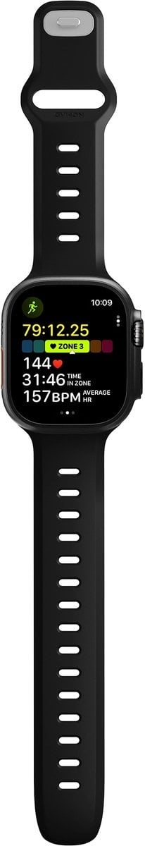 Nomad Apple Watch Silicone Tempo Strap (Black)