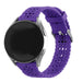 Samsung Galaxy Watch 7 - 44mm Patterned Silicone Strap (Dark Purple)
