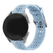 Samsung Galaxy Watch 4 Classic 42mm Silikonarmband mit Muster (Nebelblau)