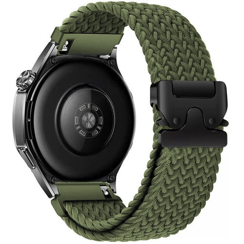 OnePlus Watch 3 gevlochten band met P-buckle (groen)