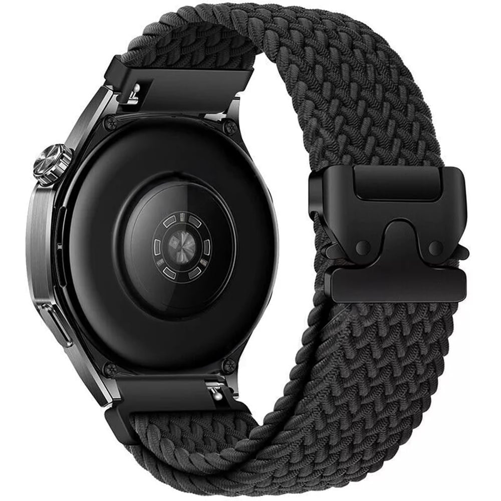 Correa tejida con hebilla Huawei Watch 5 - 46mm (negro)