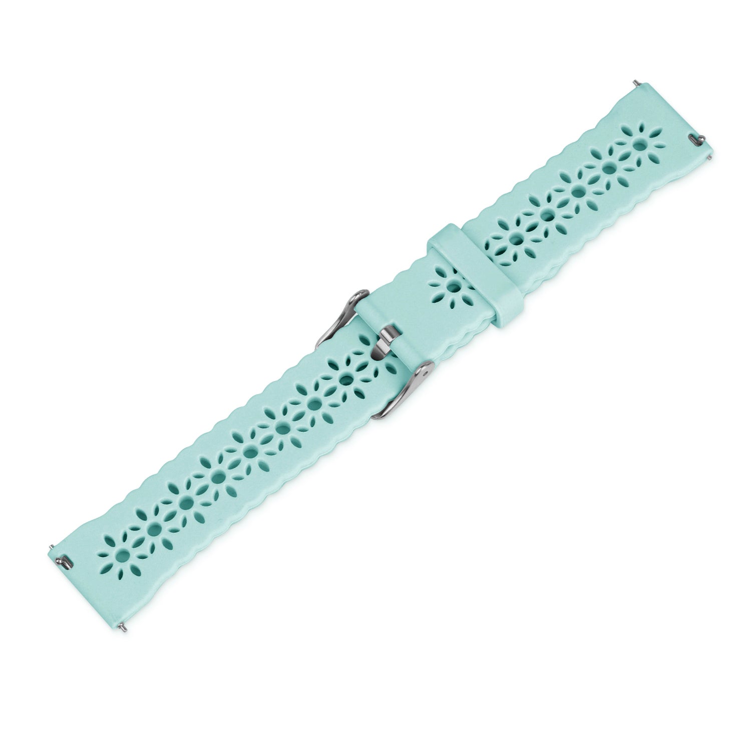Coros Apex 42mm Patterned Silicone Strap (Blue Sea Green)