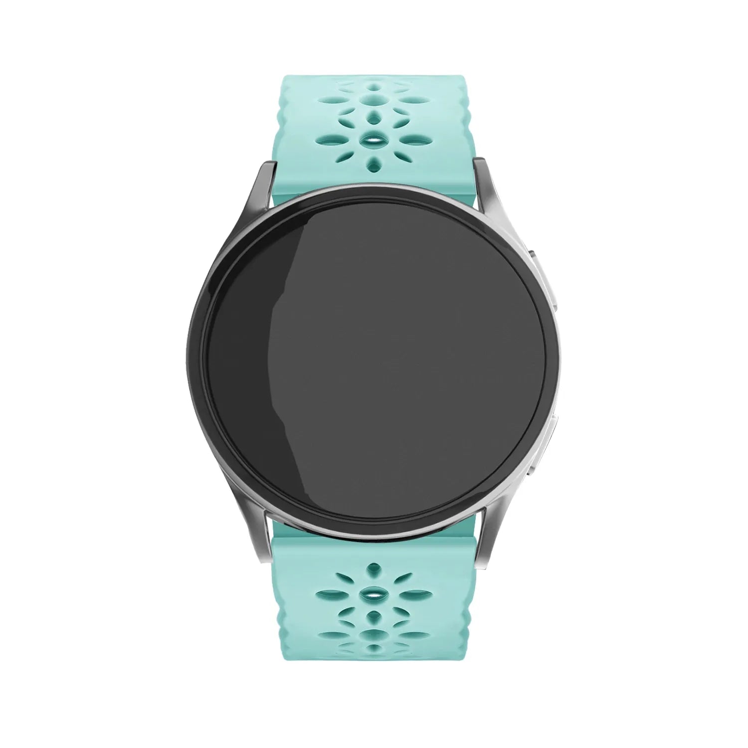 Bracelet de silicone avec relief Amazfit Bip U (Pro) (bleu-vert)