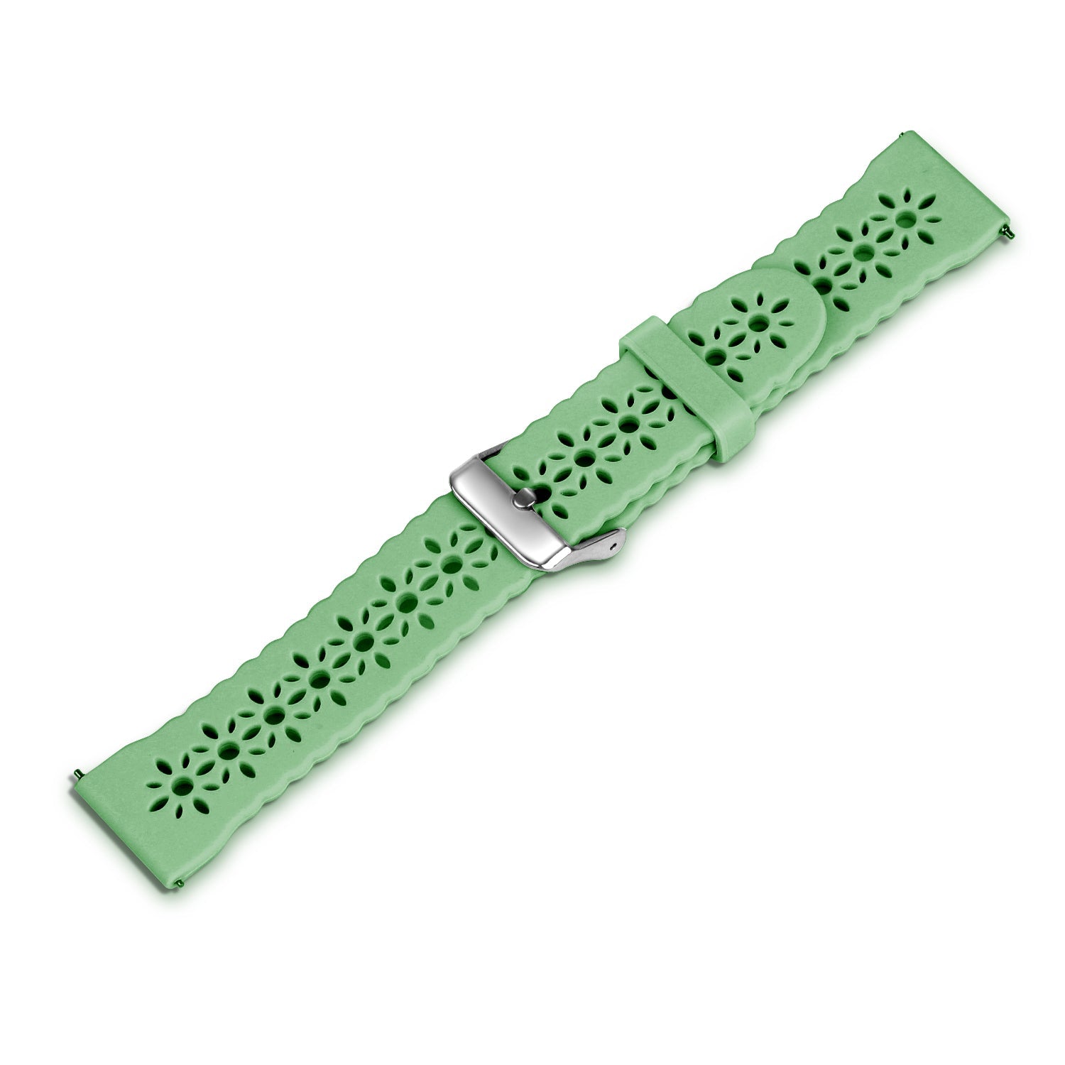 Coros Apex 42mm Patterned Silicone Strap (Green)