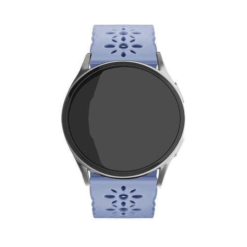 Bracelet de silicone avec relief Amazfit Bip U (Pro) (gris lavande)