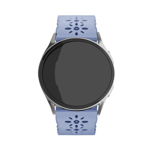 Bracelet de silicone avec relief Withings Steel HR Sport (gris lavande)