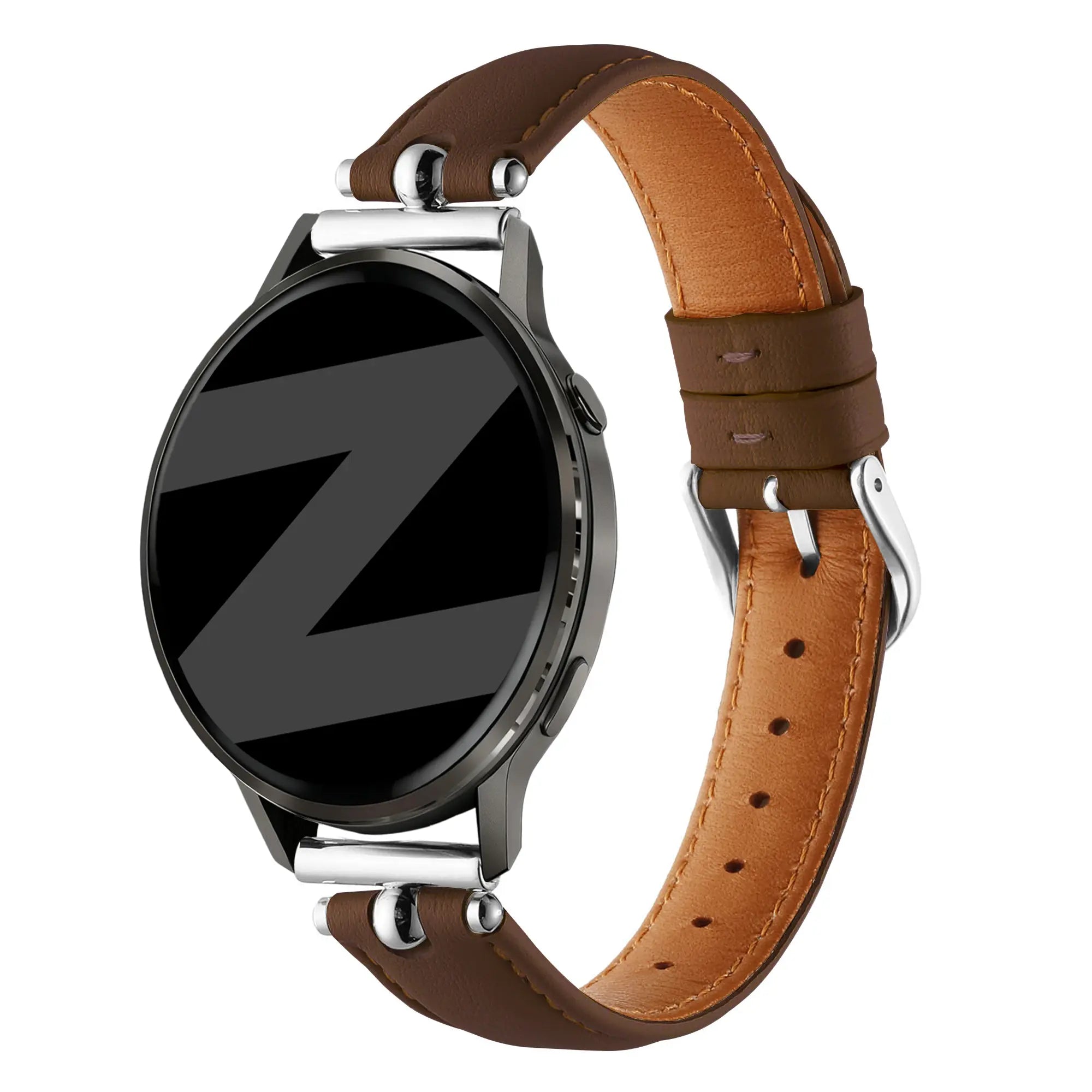 Bandz Amazfit Cheetah 2 Pro Leather Strap 'Bullet' (Brown)