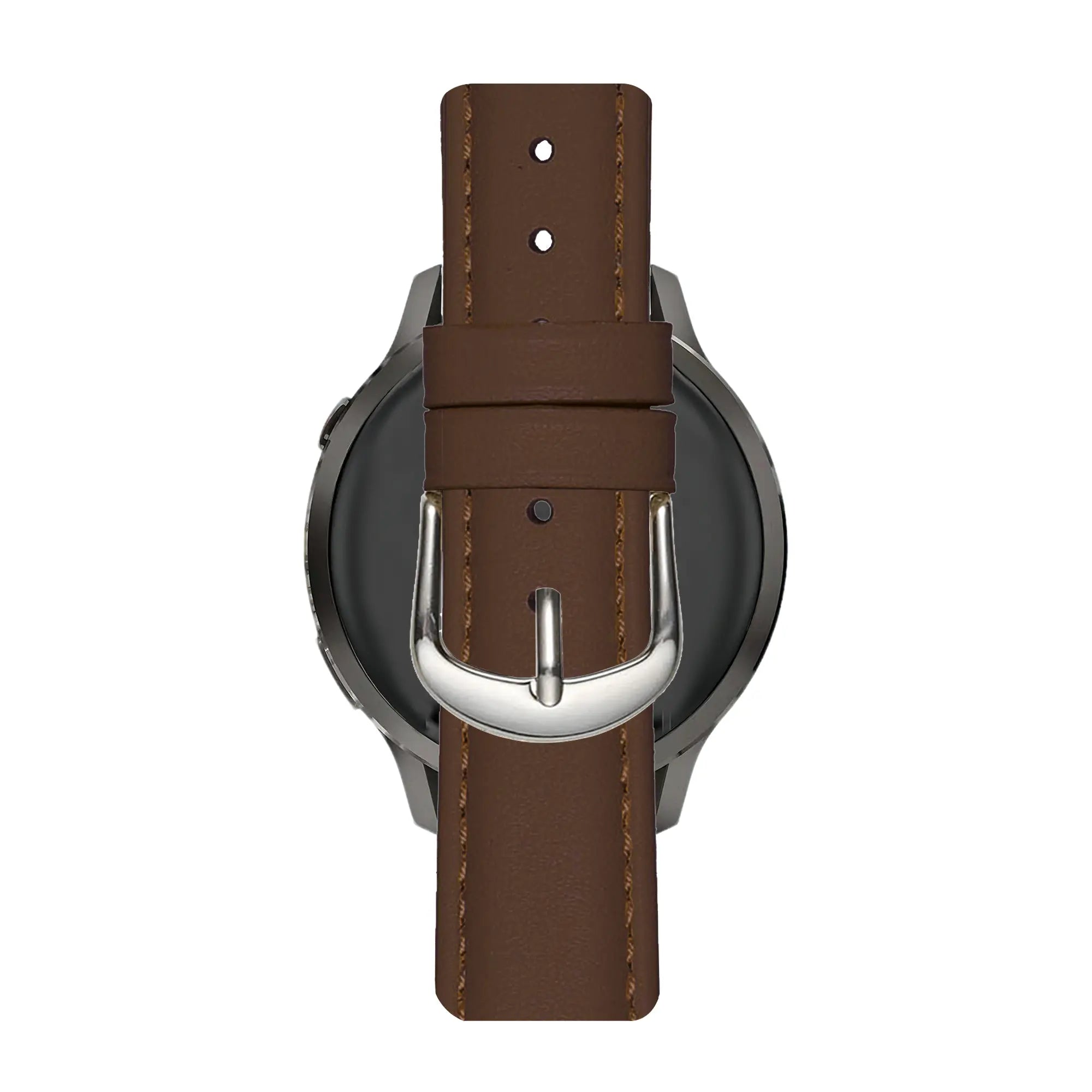 Bandz Garmin Venu 2 Plus Leather Strap 'Bullet' (Brown)