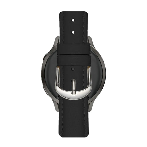 Bandz Gard Pro Health Smartwatch 3 - 41mm Lederen band 'Bullet' (zwart)