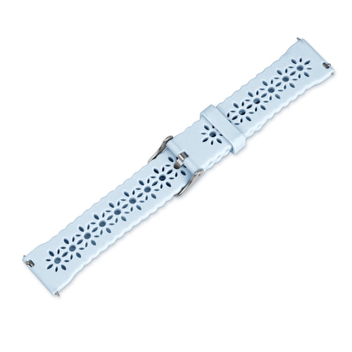 Amazfit Bip U (Pro) Gemustertes Silikonarmband (Mist Blau)