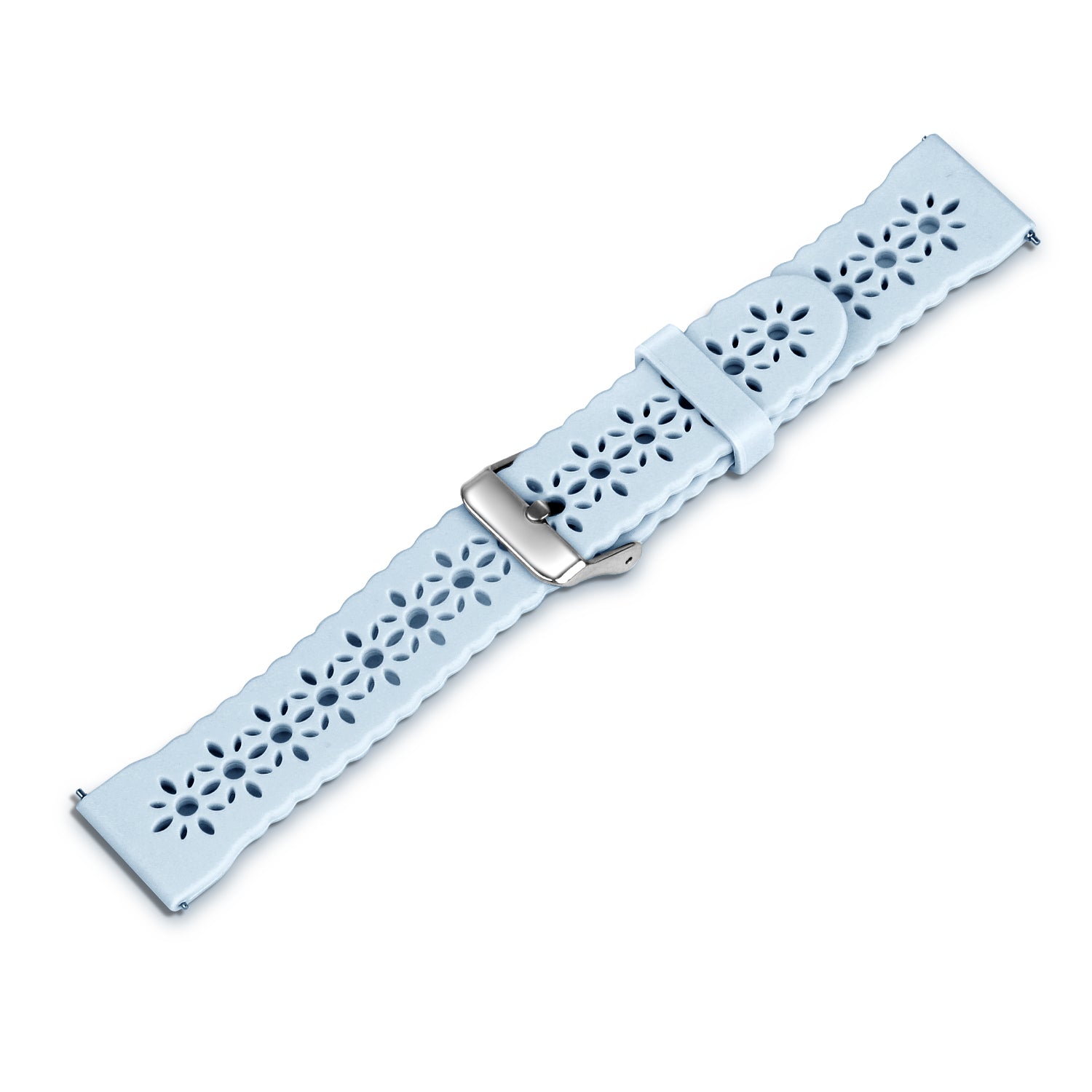 Withings Steel HR Sport Patterned Silicone Strap (Mist Blue)