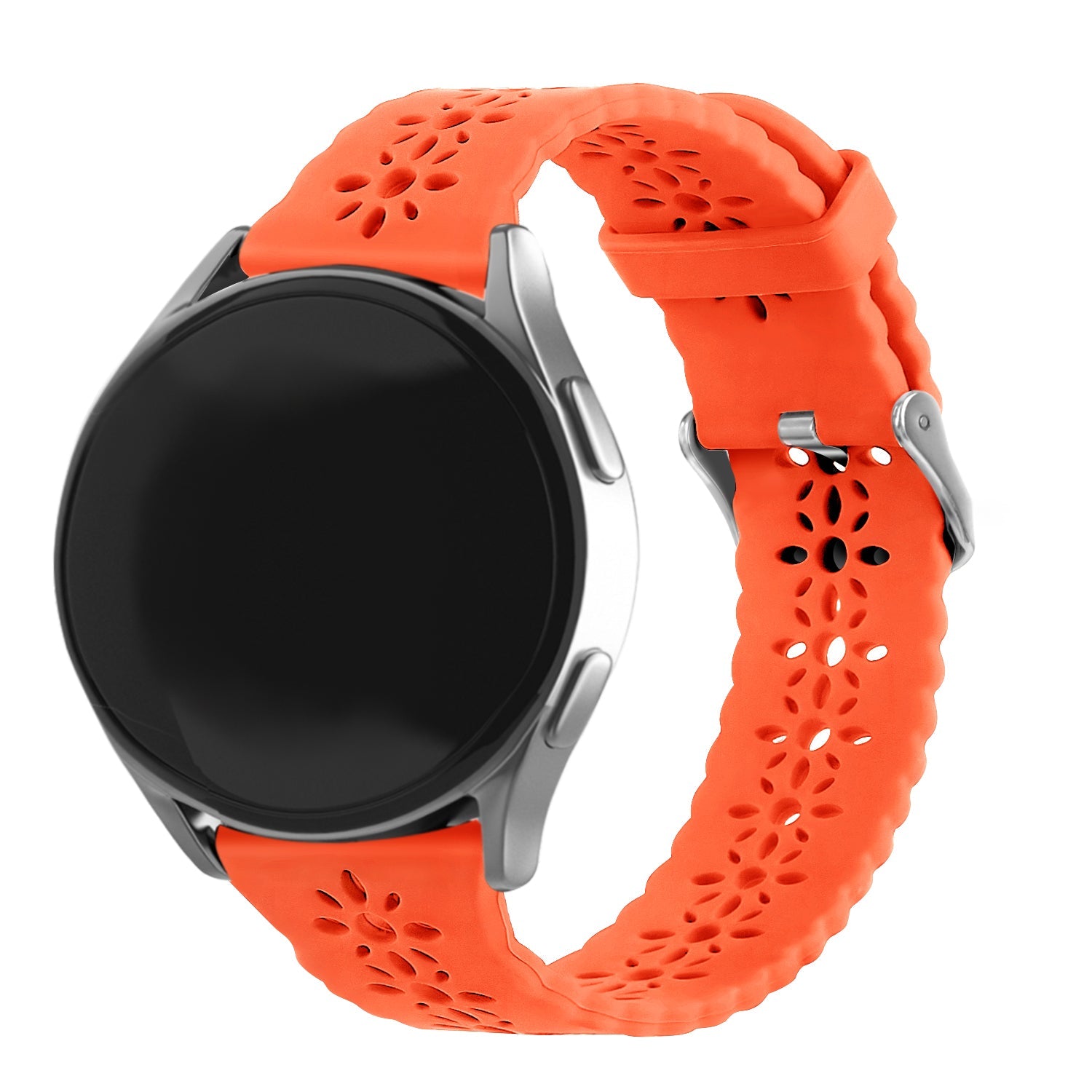 Withings Steel HR Sport Gemustertes Silikonarmband (Orange)