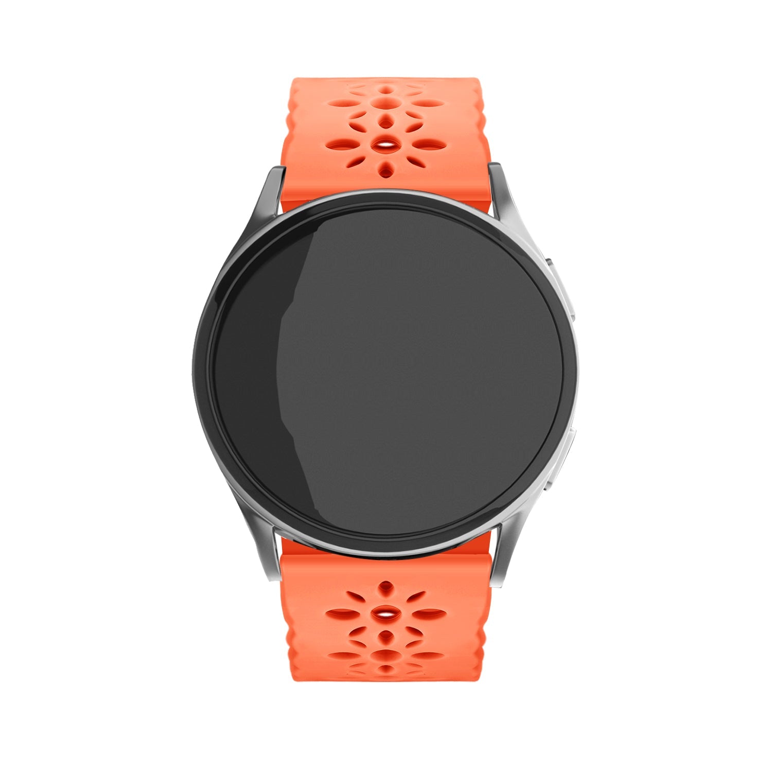 Coros Apex 42mm Patterned Silicone Strap (Orange)