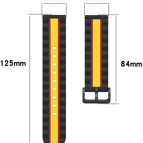 Polar Vantage M3 Special Edition Strap (Black/Yellow)