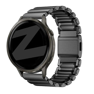 22mm titanium hybrid band black