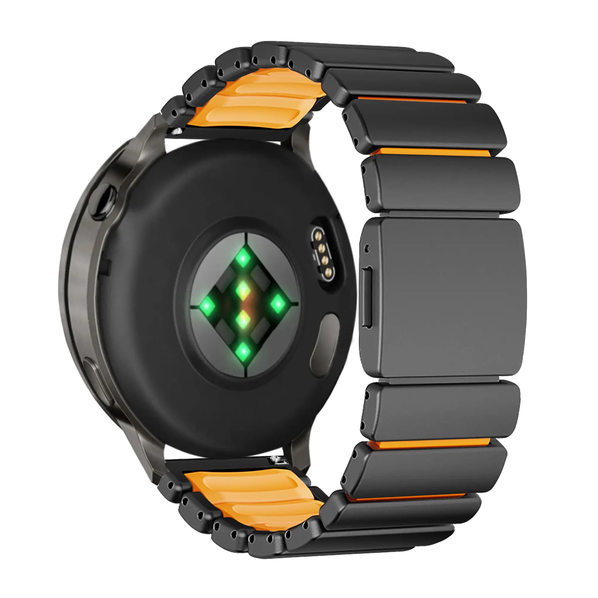 Bandz Xiaomi Watch S5 Titanium Strap 'Hybrid' (Black/Orange)