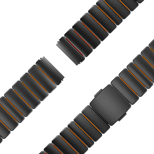 Bandz CMF Watch 3 Pro Titanium Strap 'Hybrid' (Black/Orange)