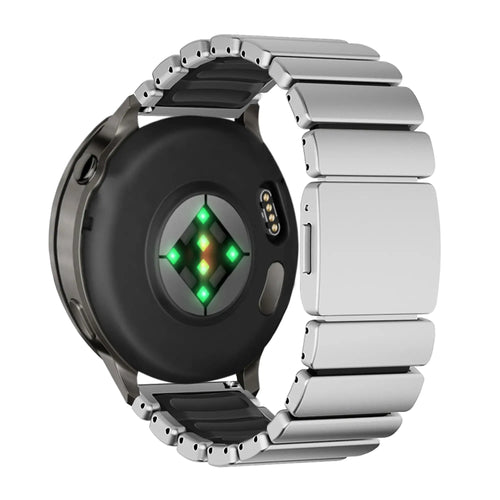Bandz Xiaomi Watch 2 Titanium Strap 'Hybrid' (Titanium/Black)