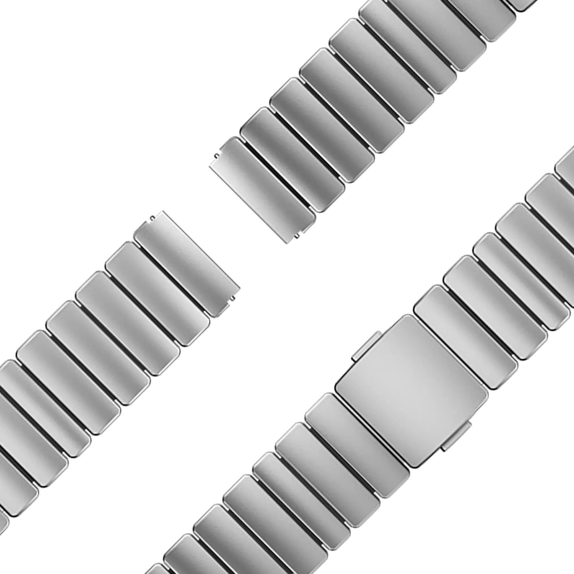 Bandz Xiaomi Watch 2 Titanium Strap 'Hybrid' (Titanium/Black)