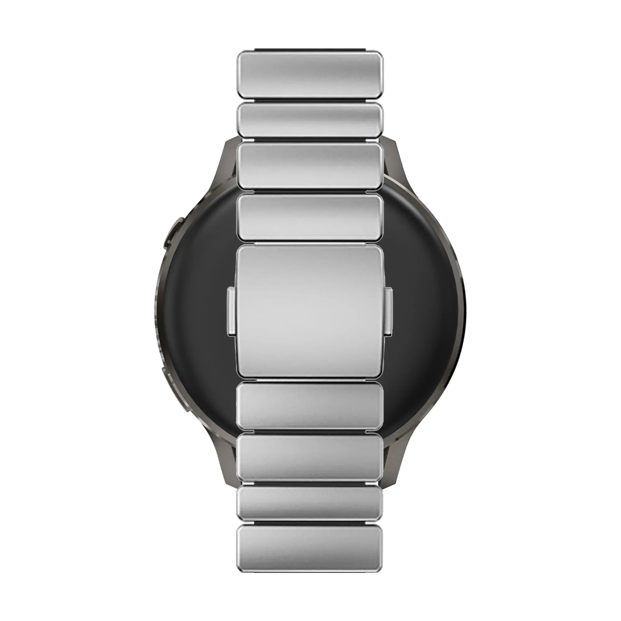 Bandz Xiaomi Watch 2 Titanium Strap 'Hybrid' (Titanium/Black)