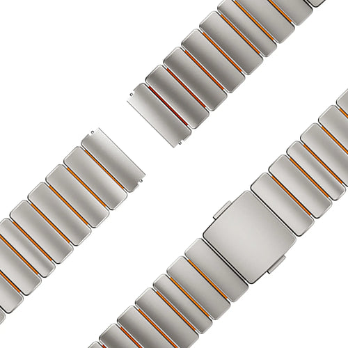 Bandz CMF Watch 3 Pro Titanium Strap 'Hybrid' (Titanium/Orange)