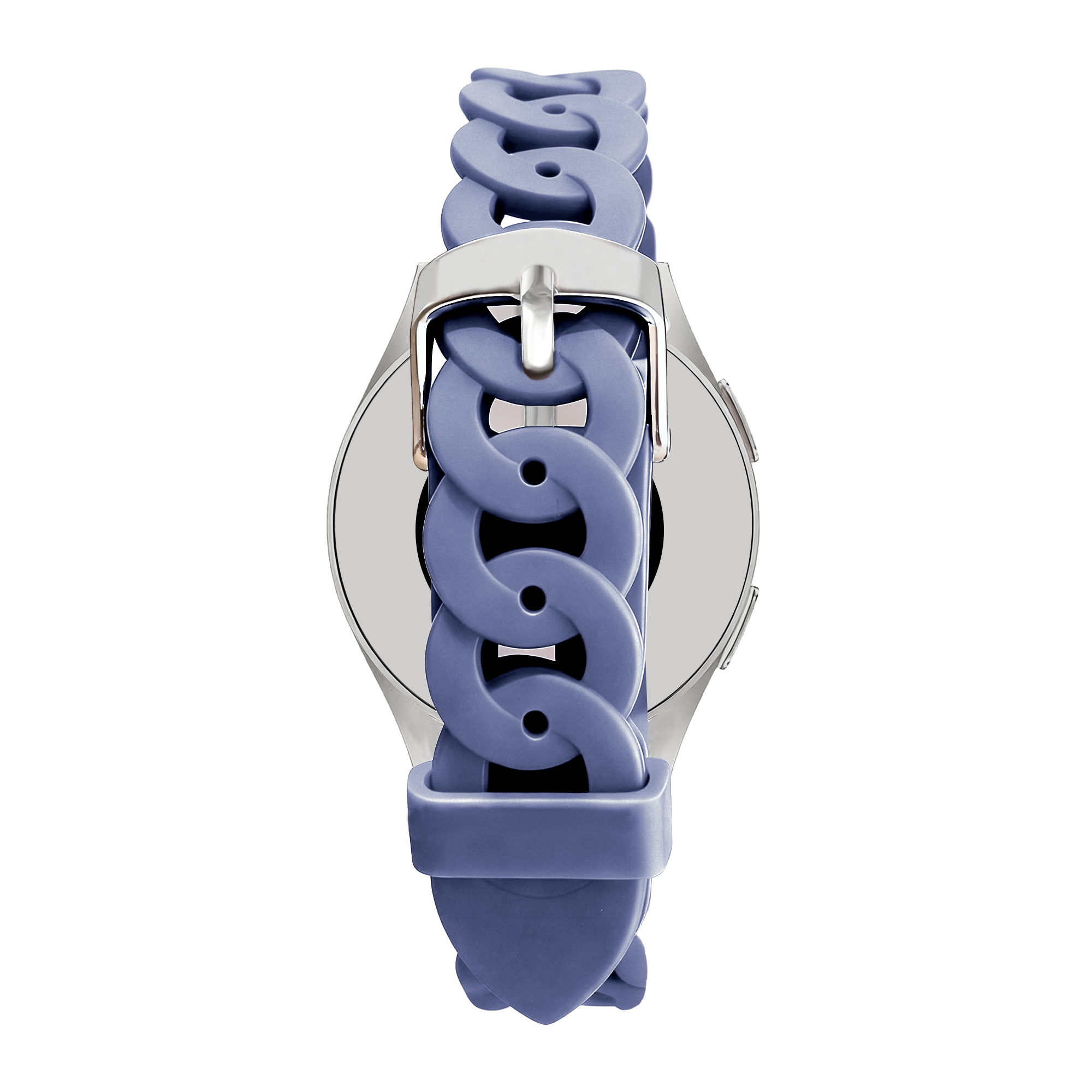 Bandz Amazfit Active 2 Silikonarmband 'Chains' (Lavendel)
