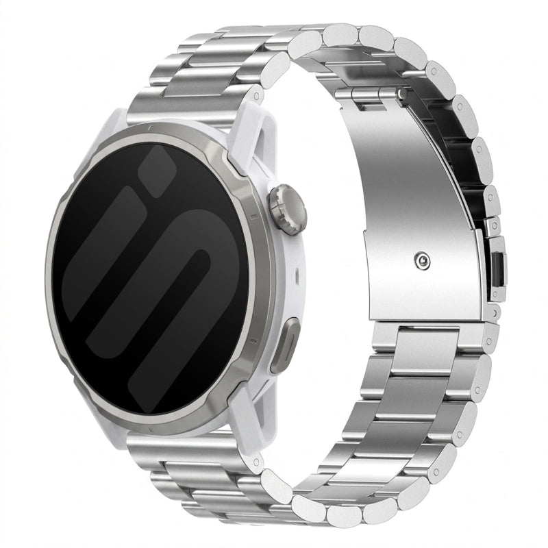 apex 4 46mm titanium band silver
