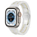 Apple Watch Ultra Ceramic Steel Strap (White/Gold)