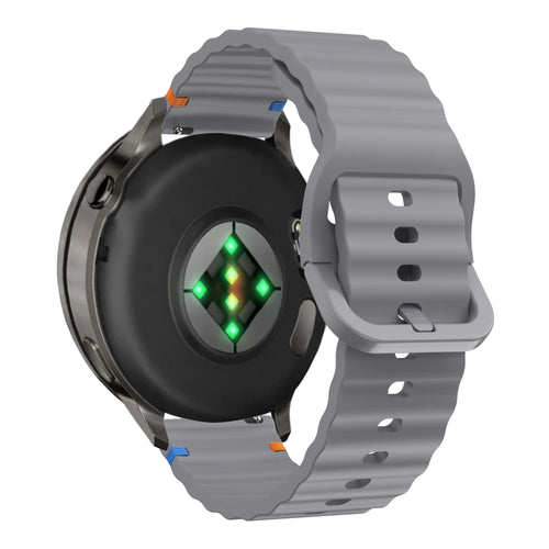 Bandz Correa silicona 'Wave' Garmin Venu 2 Plus (gris oscuro)
