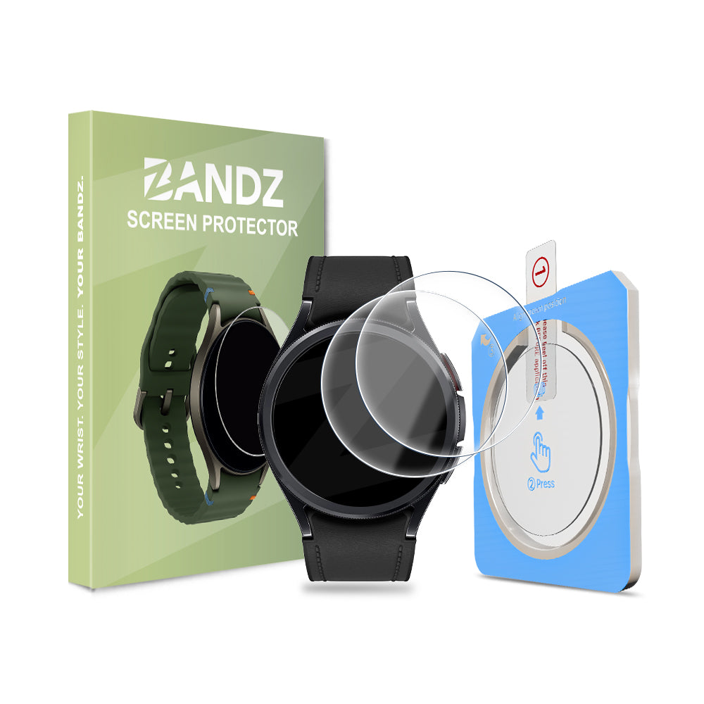 Bandz Samsung Galaxy Watch 6 Classic - 43mm Screenprotector One-Click Tool