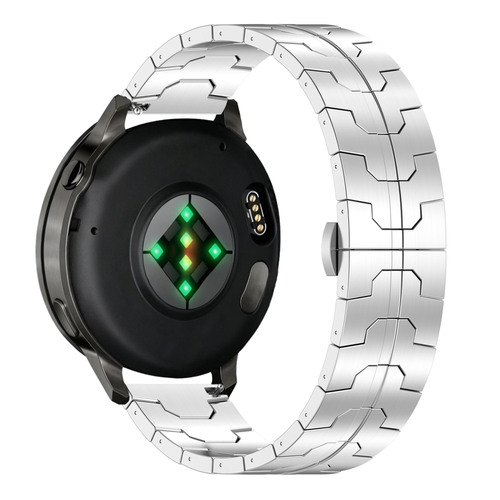Bandz Garmin Forerunner 265 Stahlarmband 'Iron' (Silber)