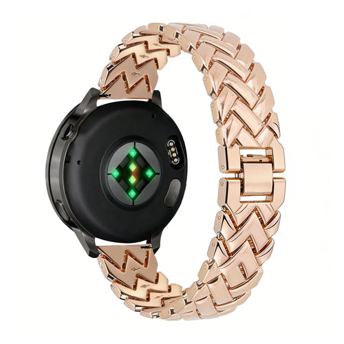 Bandz Garmin Venu 4 - 41mm Metal Strap 'V-Type' (Rose Gold)