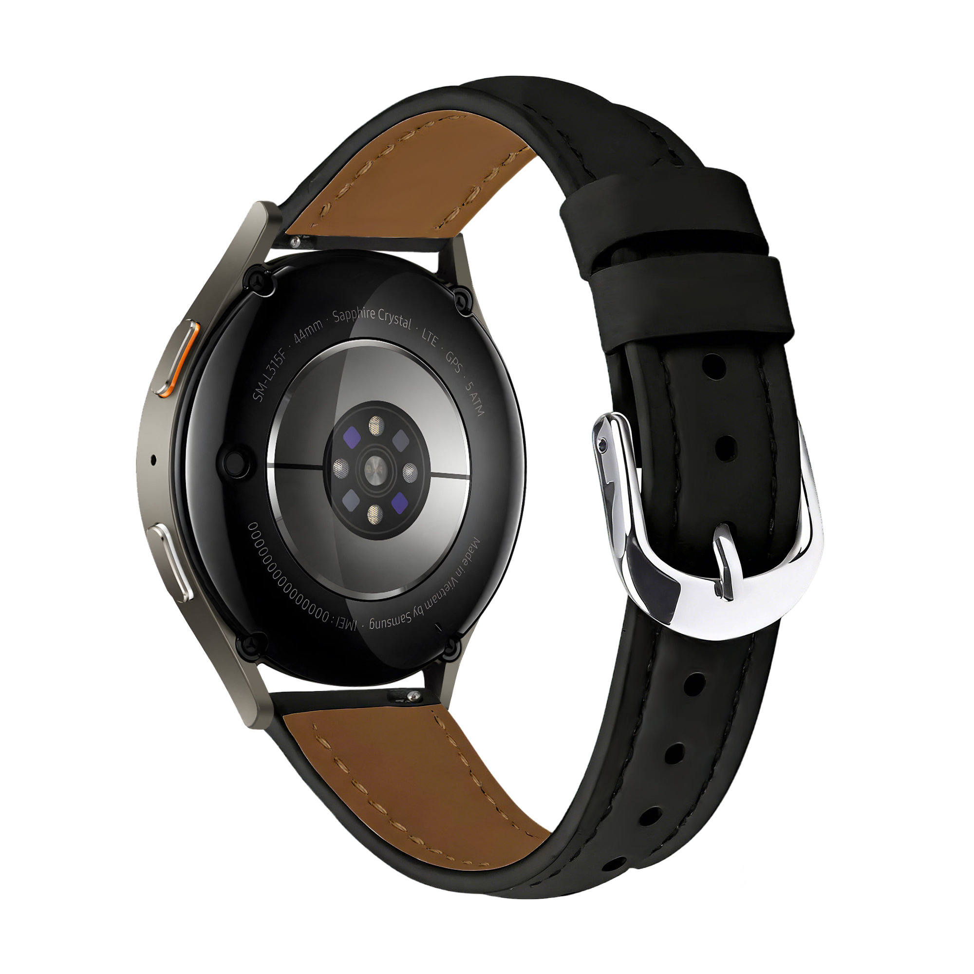 Correa cuero 'ajuste fino' Amazfit Bip U (Pro) (negro)