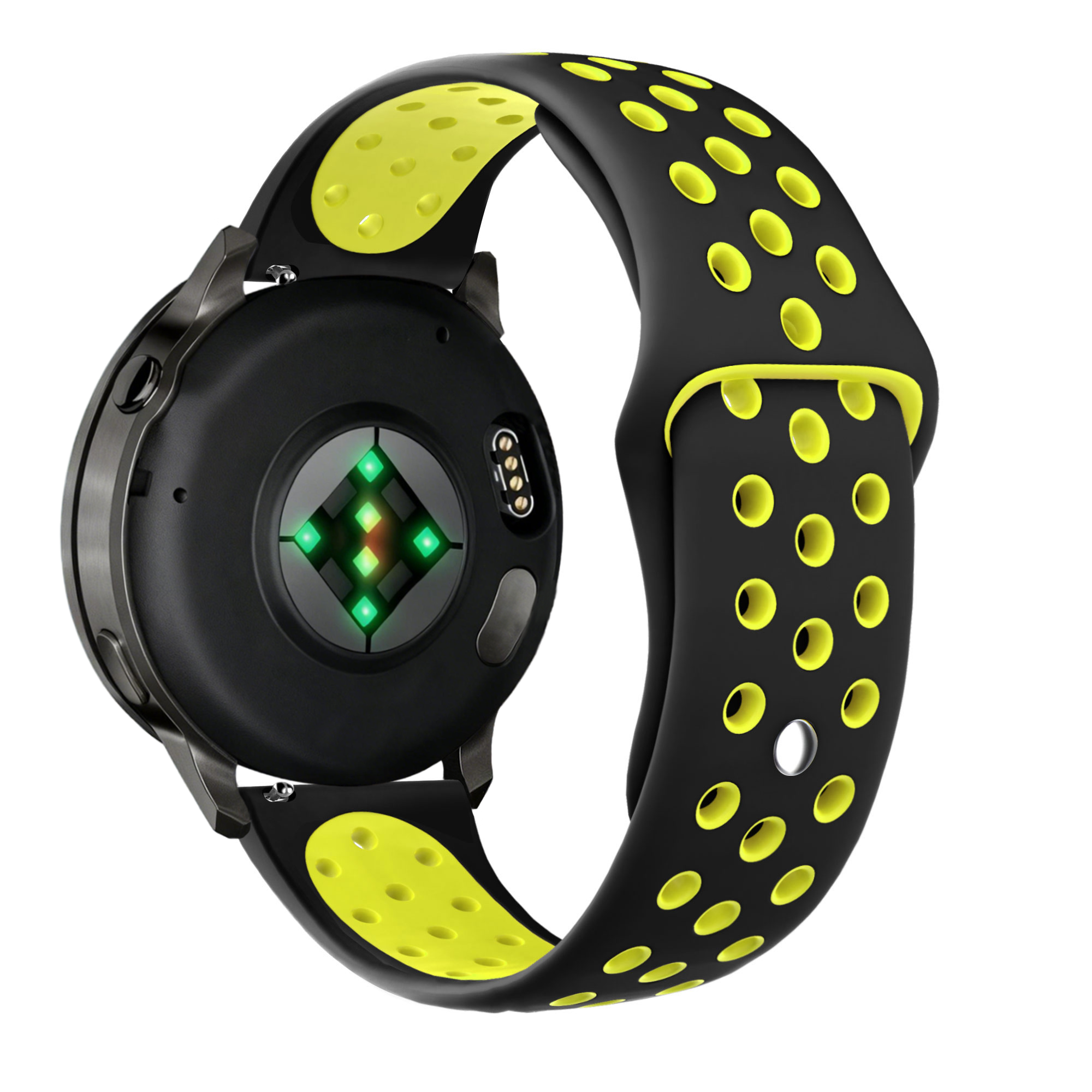 Bandz Correa deportiva 'Deluxe' Garmin Forerunner 570 - 47mm (negro/amarillo)