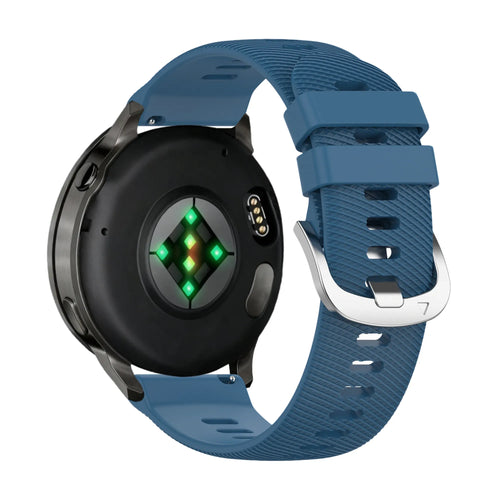 Bandz Garmin Forerunner 265s Silikonarmband 'Deluxe' (Blau)