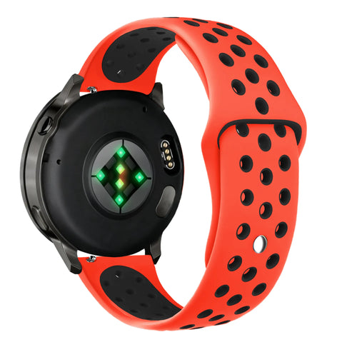 Bandz Garmin Forerunner 570 - 47mm Sport Strap 'Deluxe' (Red/Black)