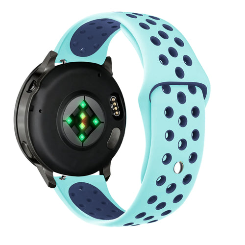 Bandz Garmin Forerunner 70 Sport Strap 'Deluxe' (Aqua/Blue)