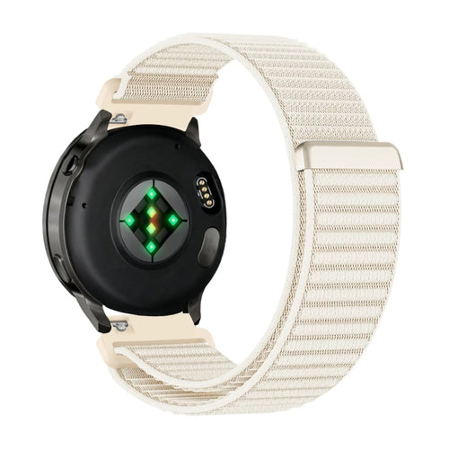 Bandz Correa nylon 'Wave' Garmin Forerunner 265s (blanco estrella)