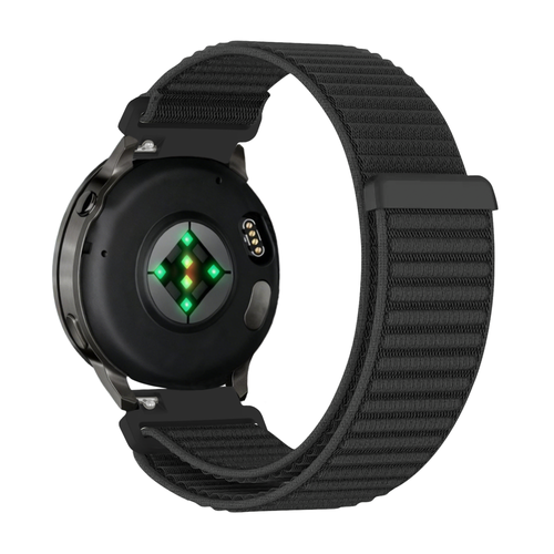 Bandz Garmin Forerunner 255s Nylon Strap 'Wave' (Black)