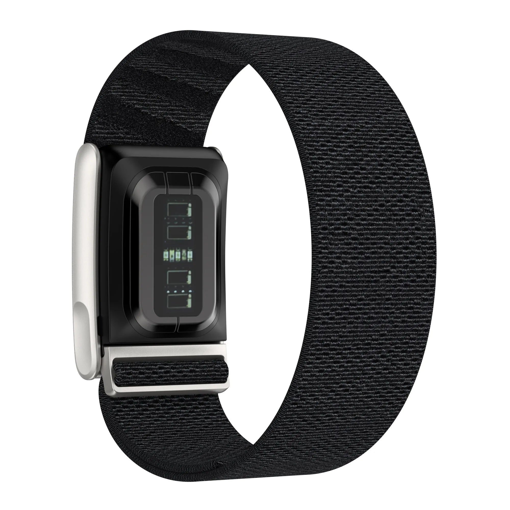 Kompatibel mit Whoop MG Nylonarmband (Schwarz)
