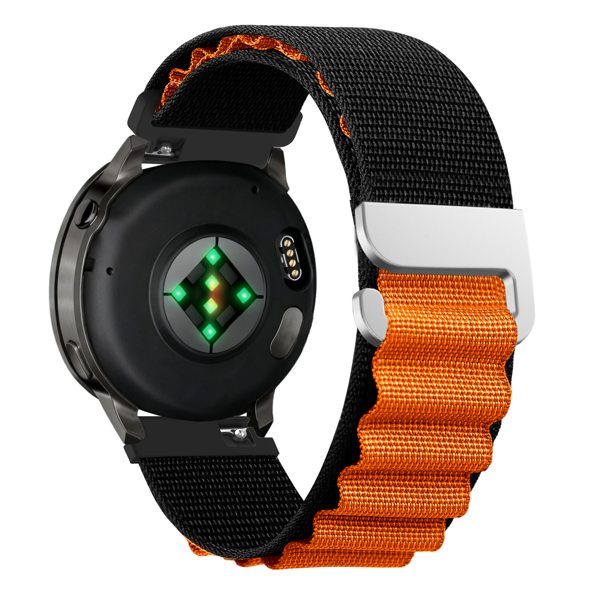 Bandz Correa nylon Alpine Garmin D2 Air X10 (negro/naranja)