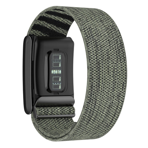 Correa nylon compatible con Whoop 4.0 (gris-verde)