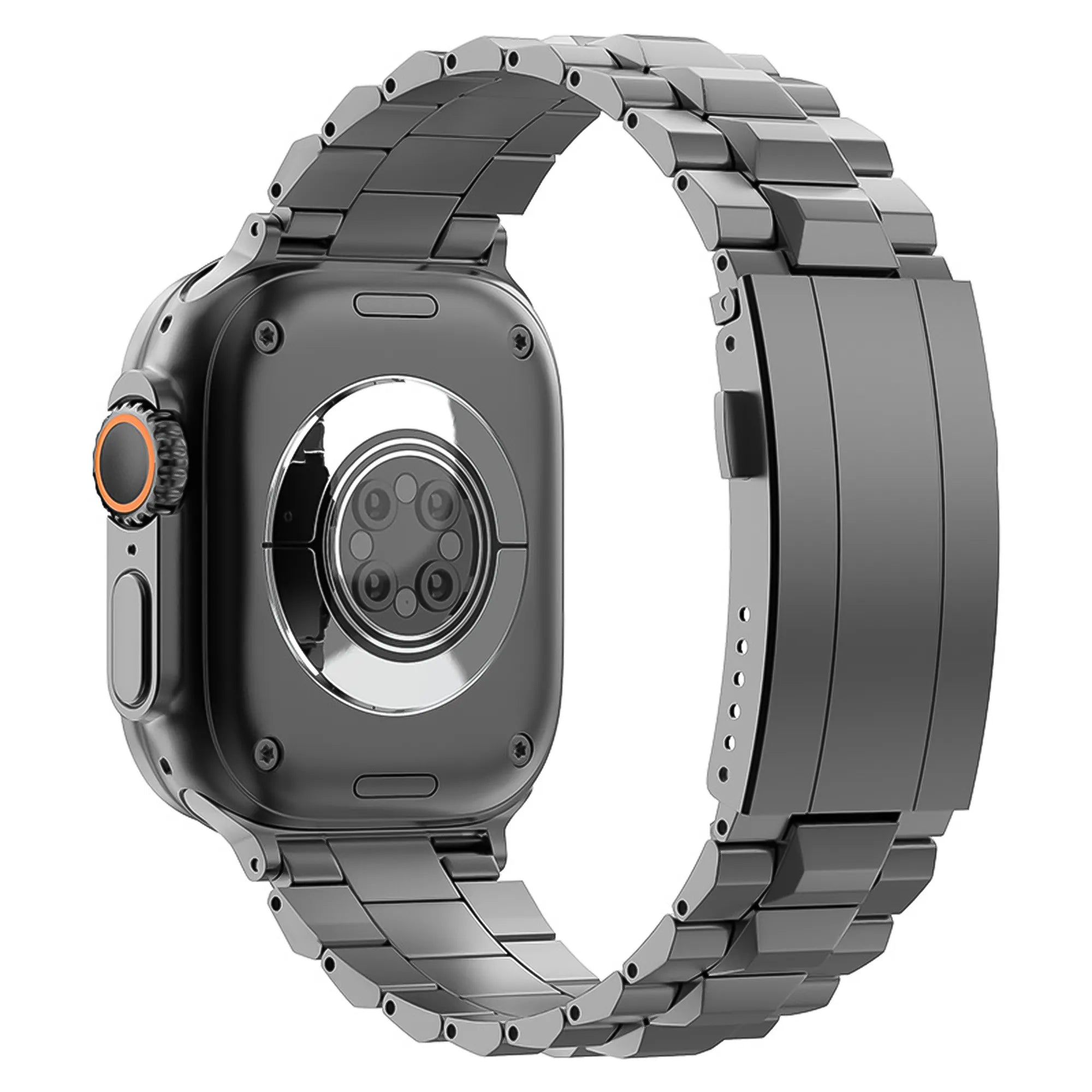 Bandz Apple Watch titanium band 'Deluxe' (grafiet)