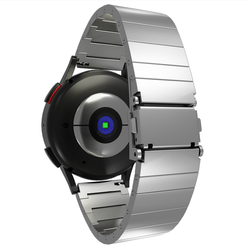 Correa titanio de lujo Amazfit Bip 6 (plata)