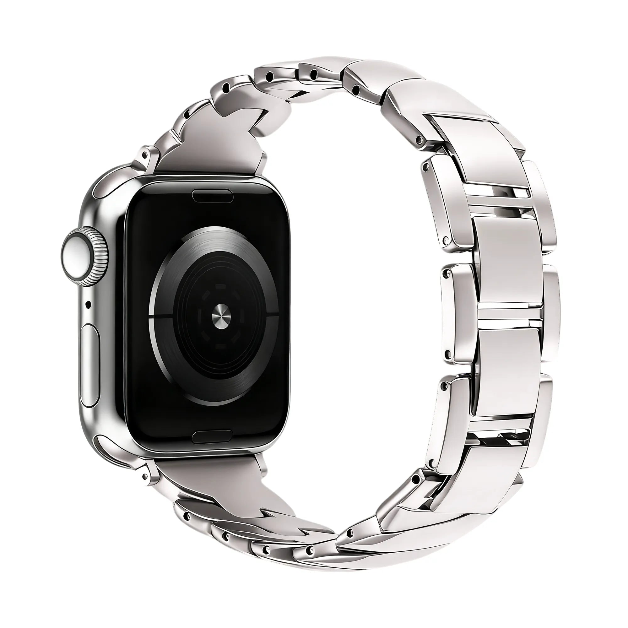 Bandz Apple Watch luxe metalen band 'Twisted' (sterrenlicht)