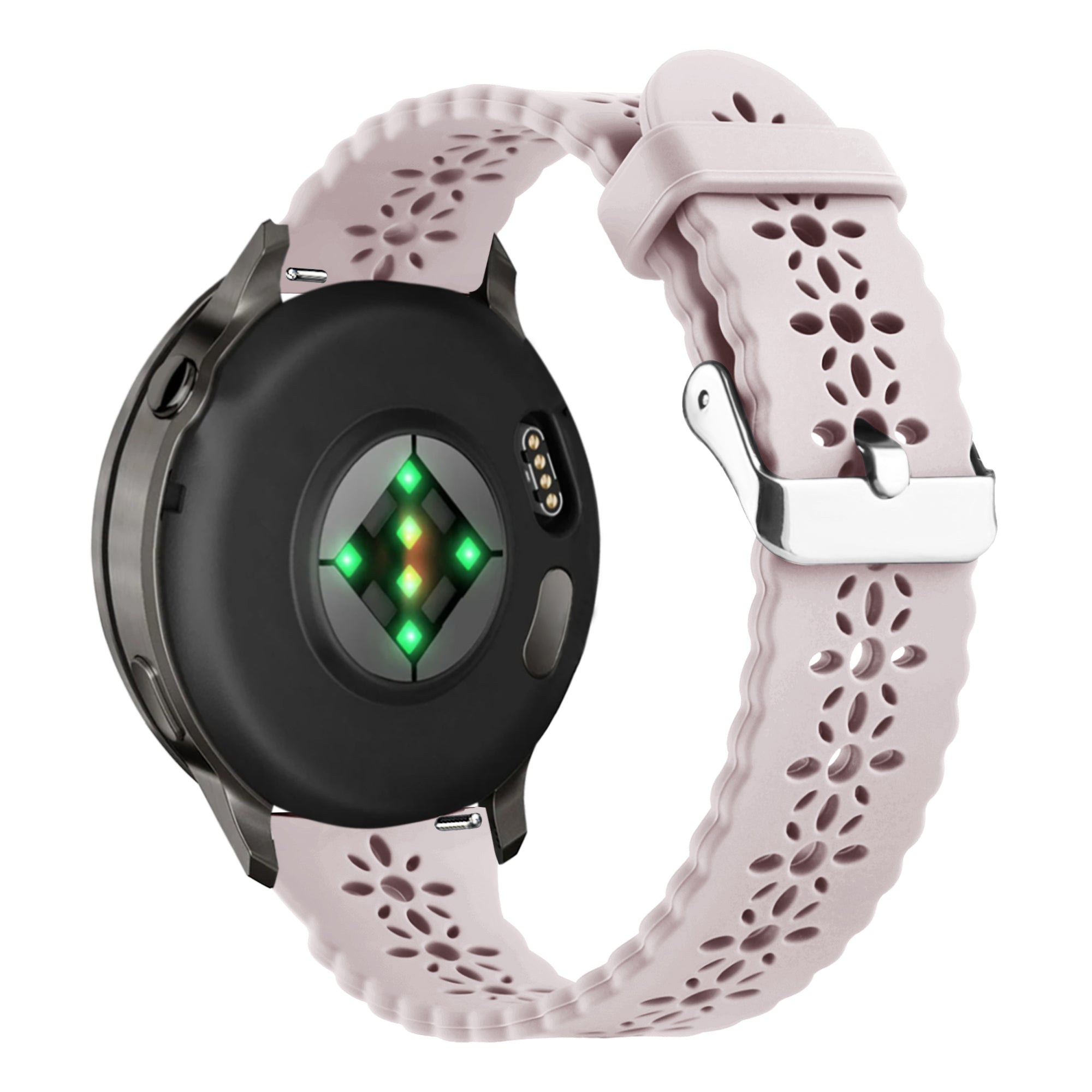 Bandz Garmin Forerunner 645 Silicone Strap 'Lace' (Pink)