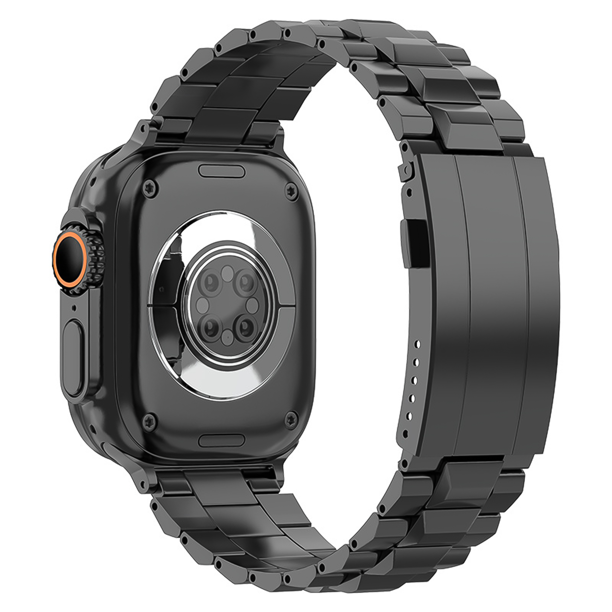 Bandz Apple Watch Titanium Strap 'Deluxe' (Black)