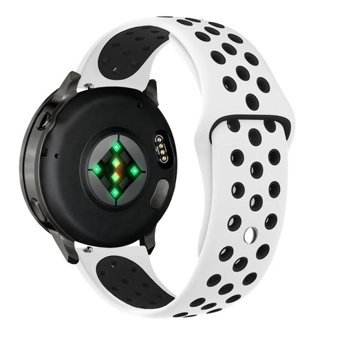 Bandz Garmin Forerunner 265 Sport Strap 'Deluxe' (White/Black)